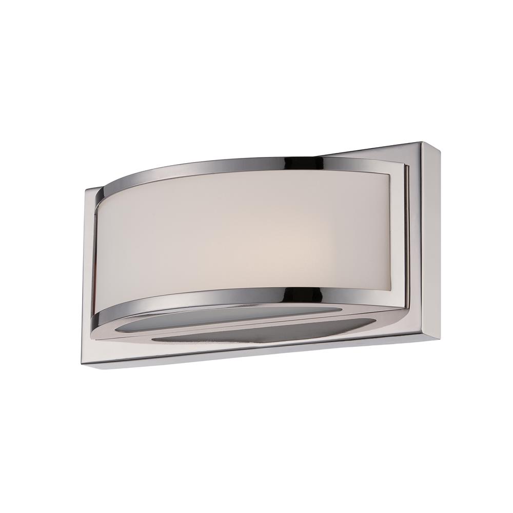 Nuvo Lighting 62/311  Mercer - (1) LED Wall Sconce in Polished Nickel Finish
